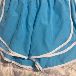 Nike Women's Light Blue Athletic Shorts